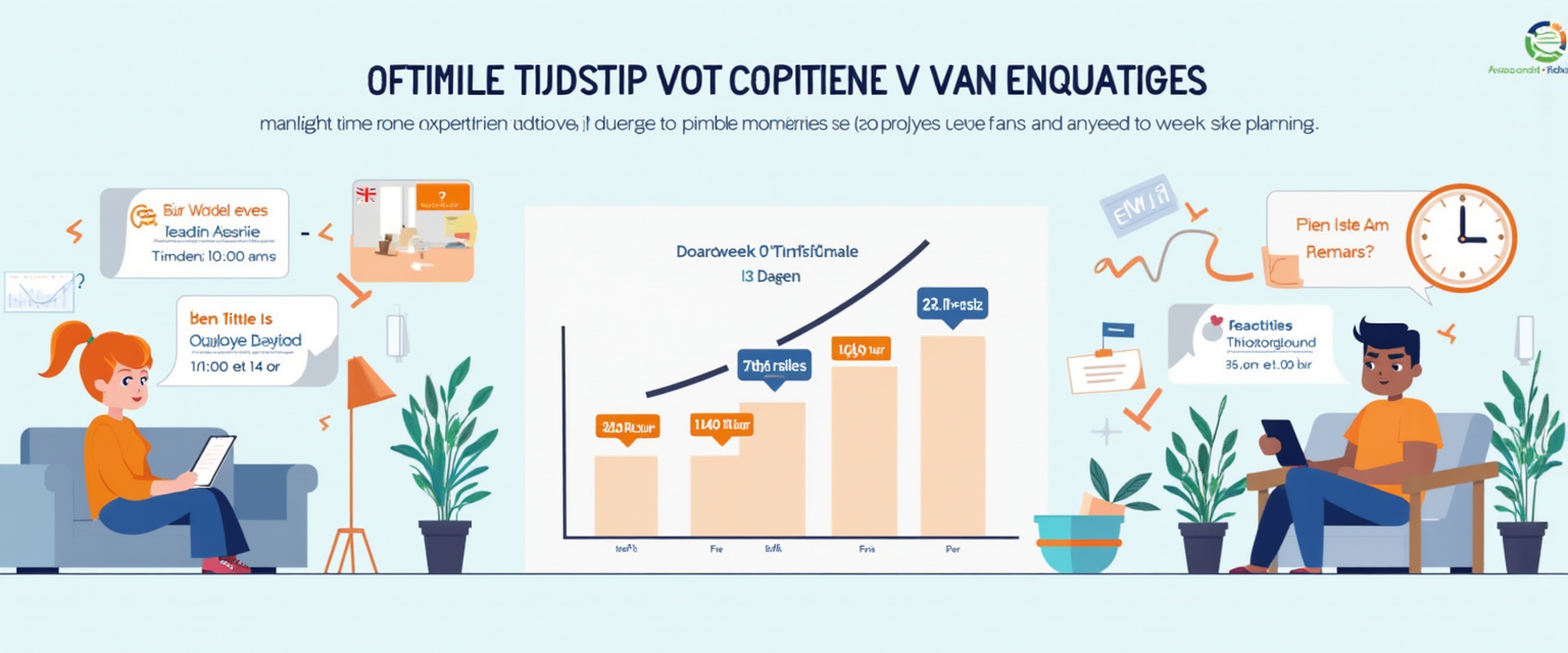 Beste timing voor B2B enquêtes: tips en inzichten