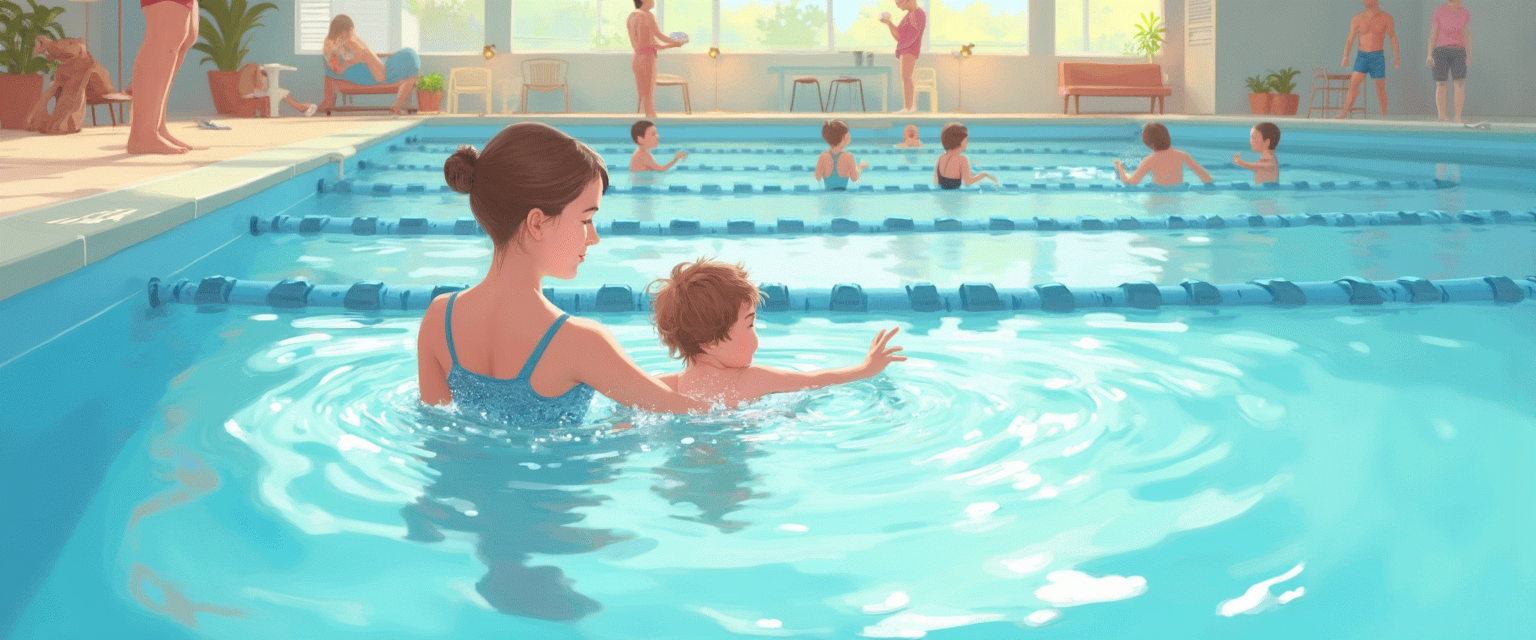 Planning a swimming lesson event for different groups