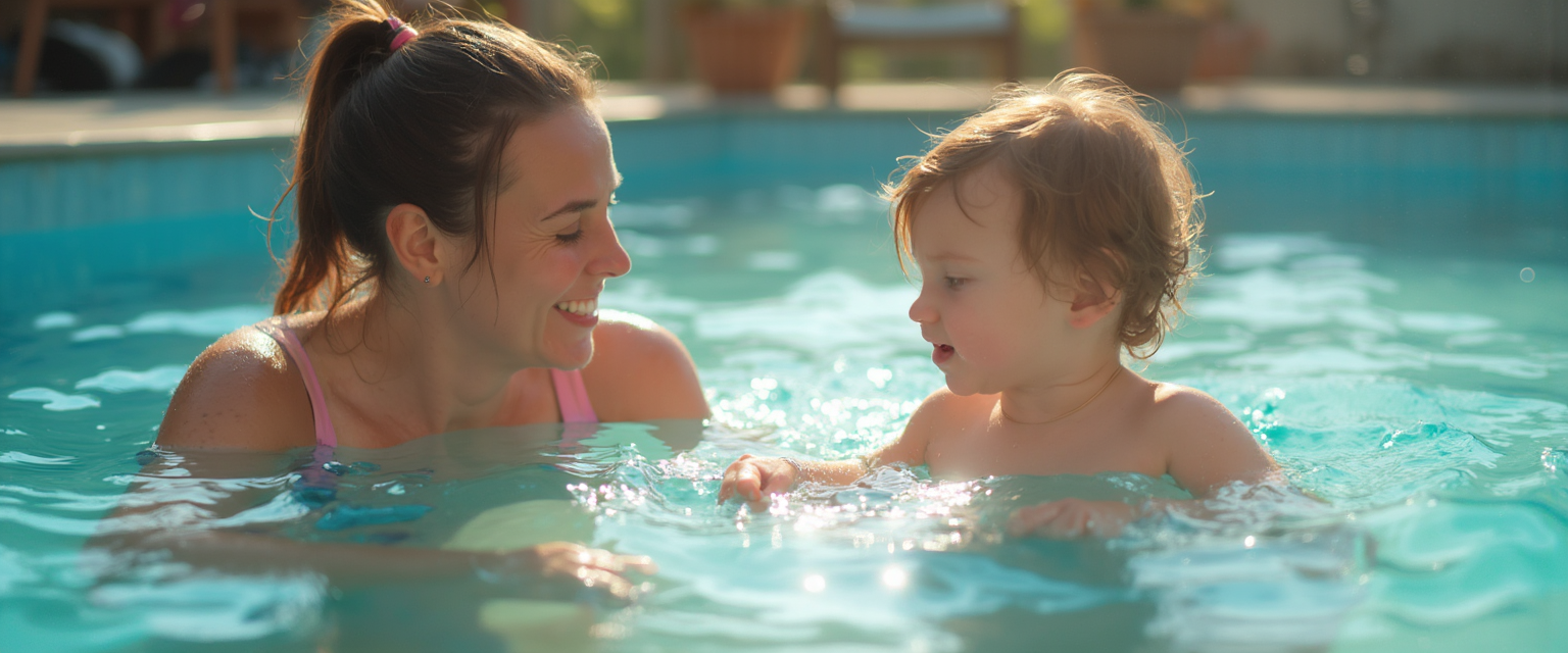 Tracking swimming lesson progress with fear of water