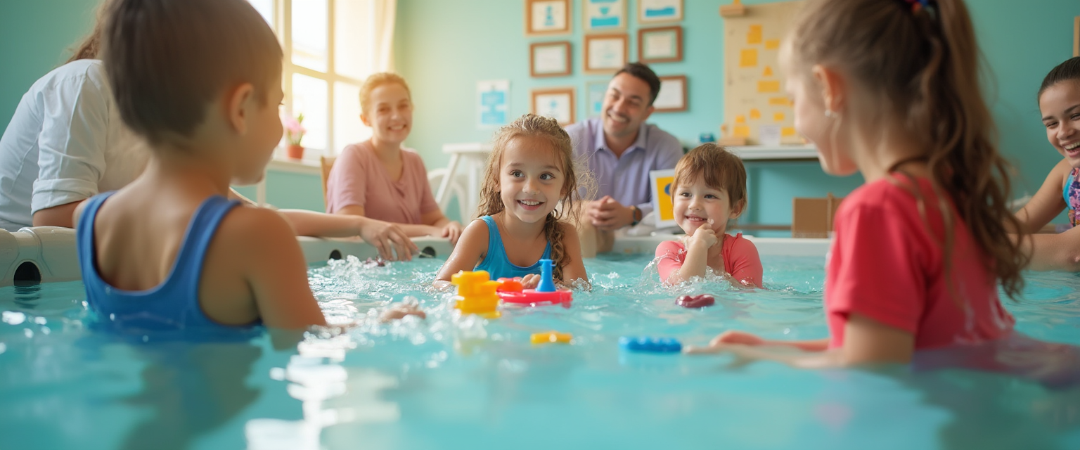 Recording swimming lesson progress in young children