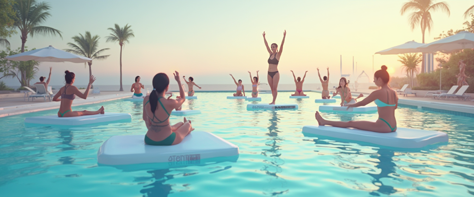 FloatFit Hoornse Vaart: intensieve aquafitness