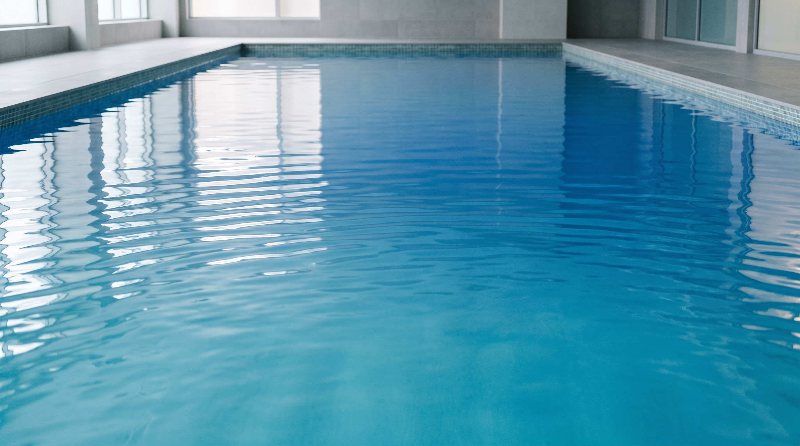 Rustig wateroppervlak in een binnenbad