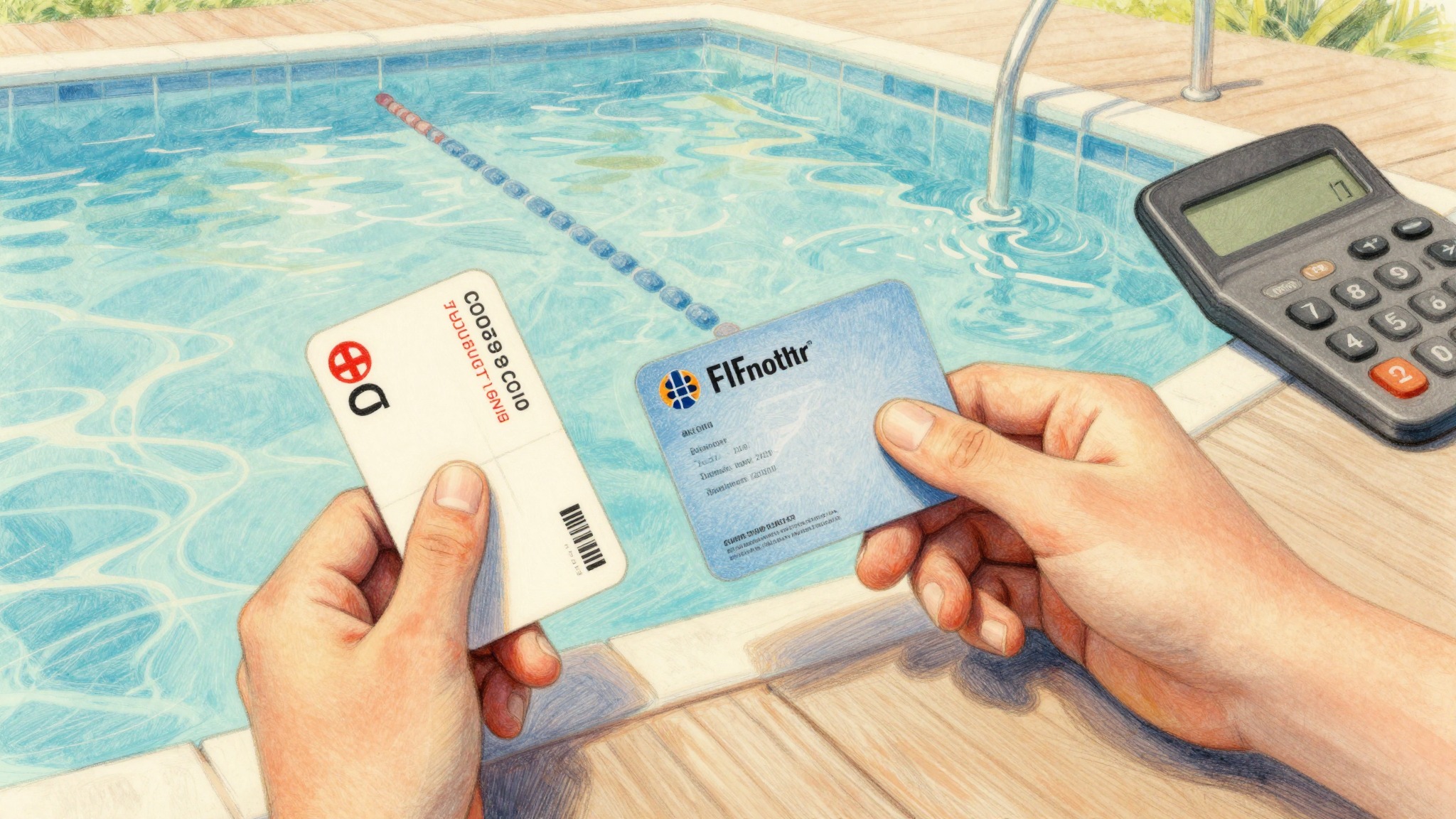 Vergelijking los ticket versus abonnement bij het zwembad