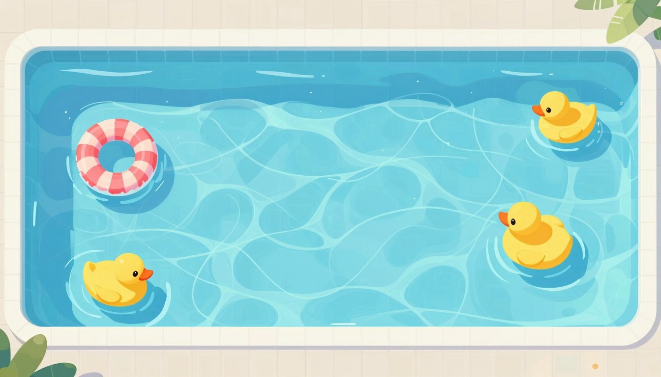 Babyzwemmen: ouder en kind in het water tijdens een babyzwemles
