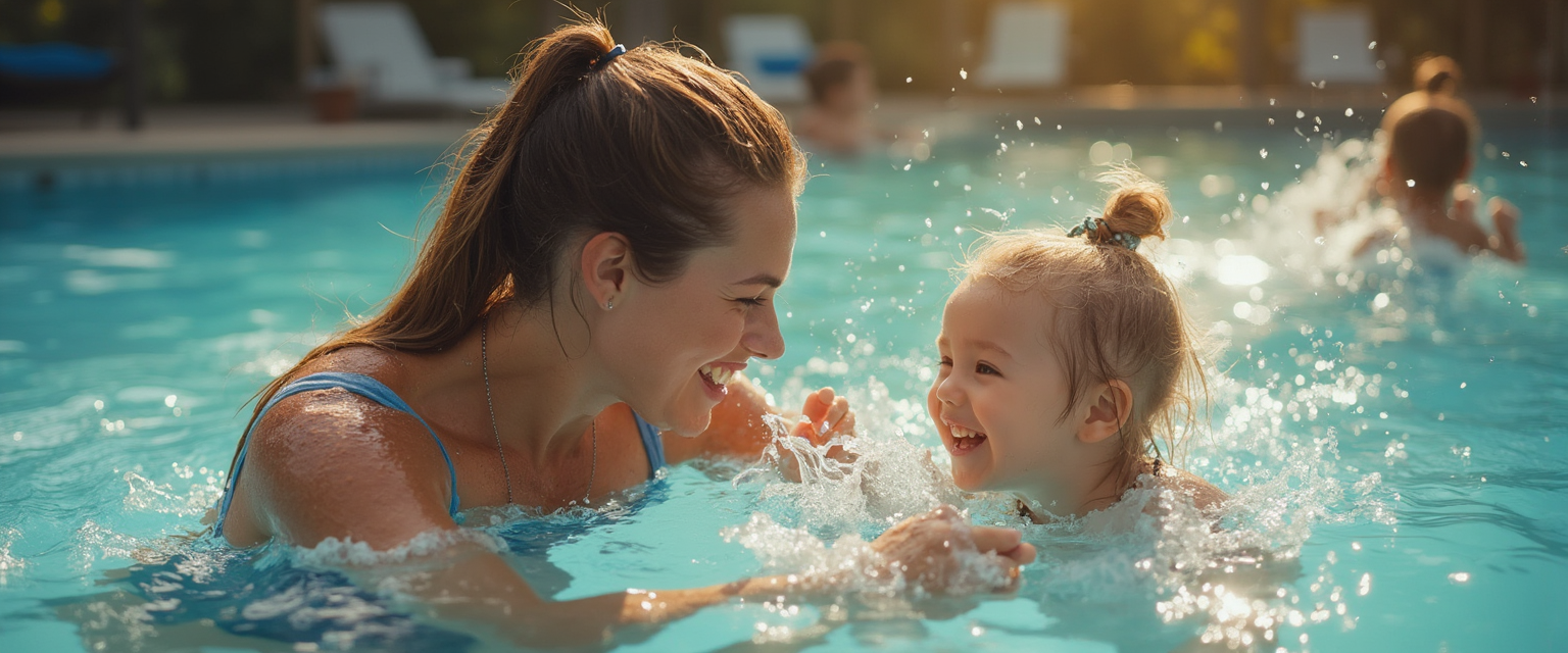 Effectively involving parents in child's swimming lesson progress