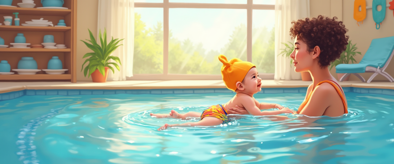 Wanneer starten zwemlessen voor baby's in openbare zwembaden?
