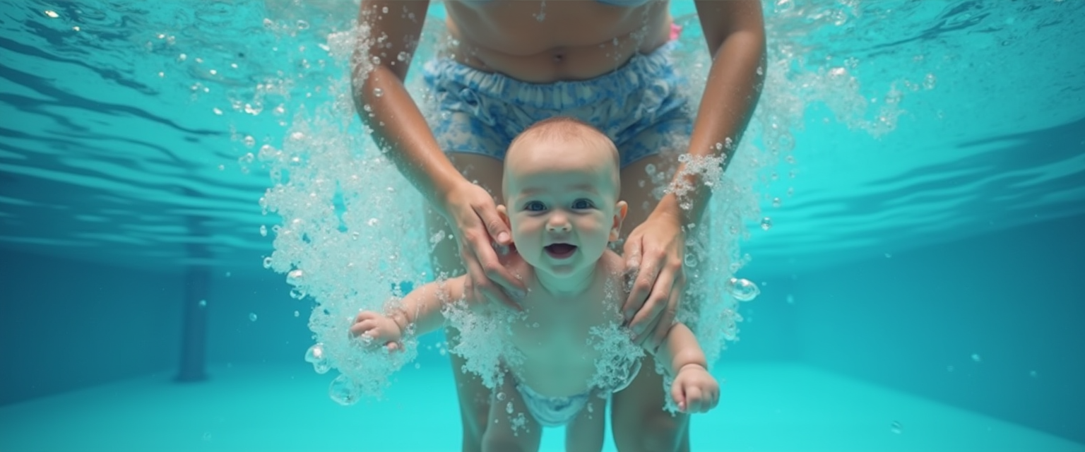 Wat je moet weten over baby's en onderwater duiken
